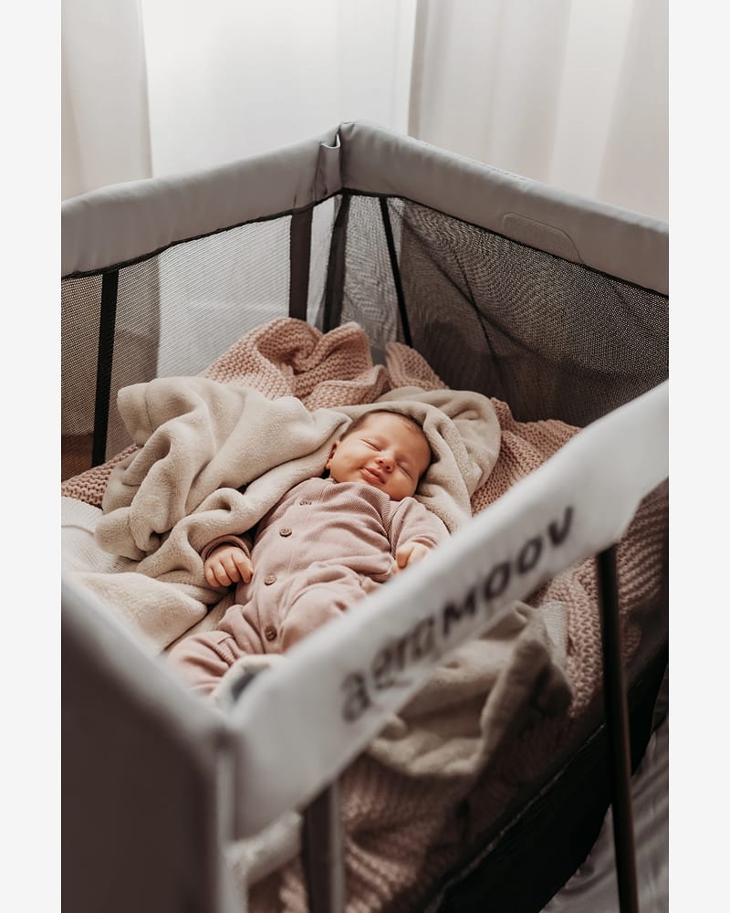 Reiseseng Baby 0-3år - m/ Madrass, Reisebag | Instant Pop-Up Travel Cot, Best i Test 2026