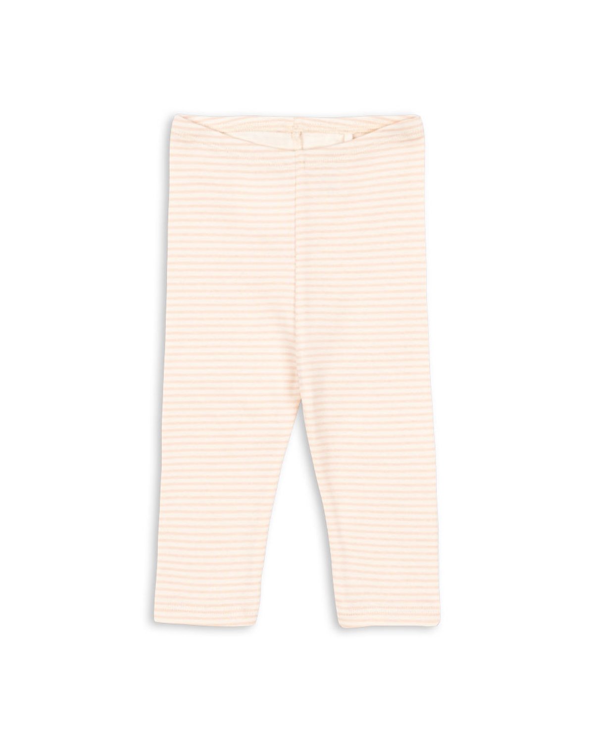 Leggings Baby – 100 % Øko Bomull | Fio Stripe Pants, Rosa Striper - Tea Stripe Cameo