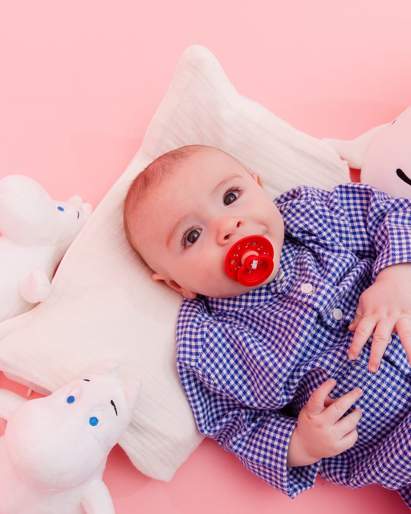 BIBS x Moomin Smokk 2pk – Rund, Naturgummi