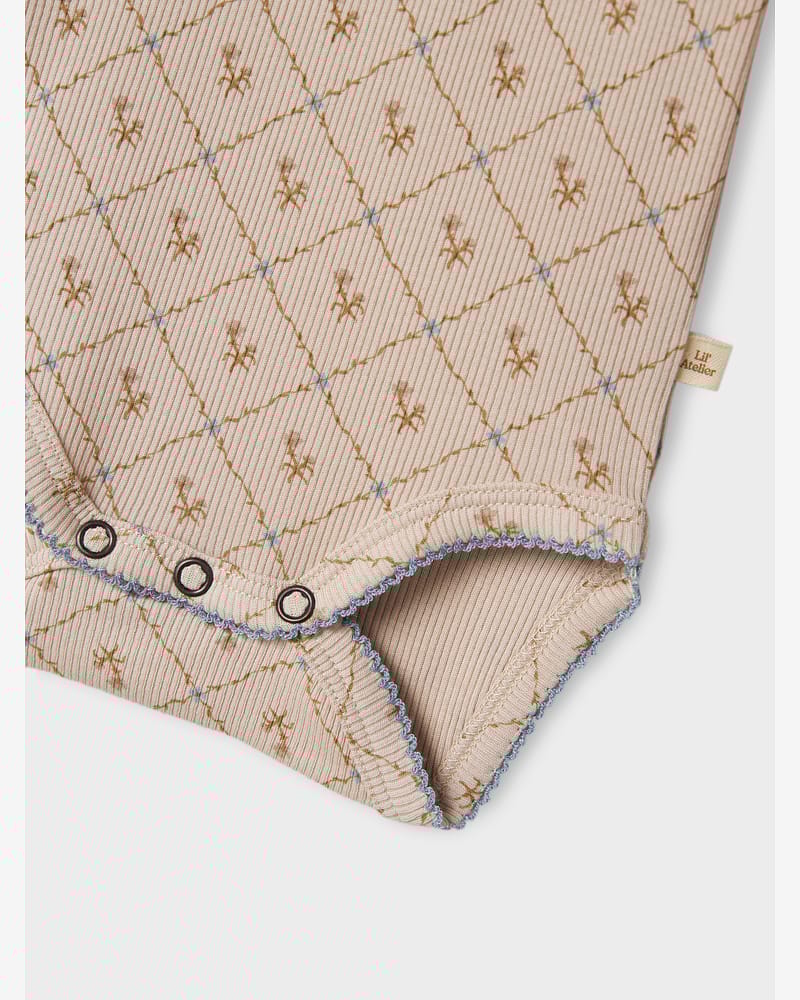 Body Langermet M/ Blondekrage - Ribb