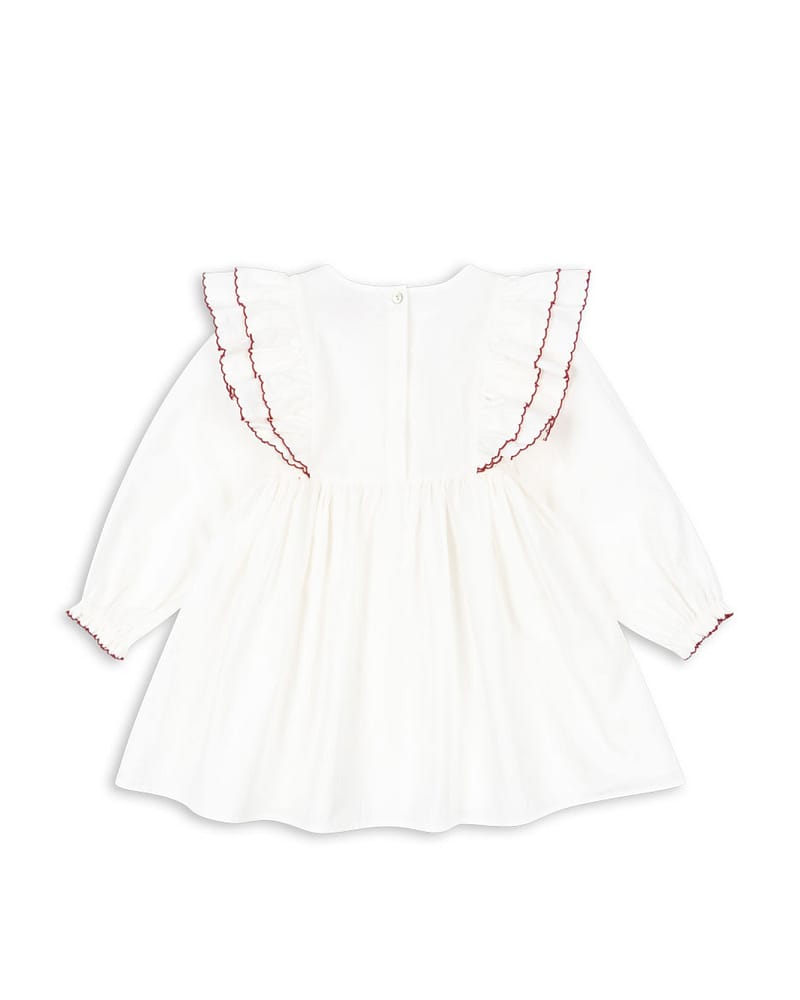 Kjole Barn - M/ Volanger | Coeur Dress GOTS