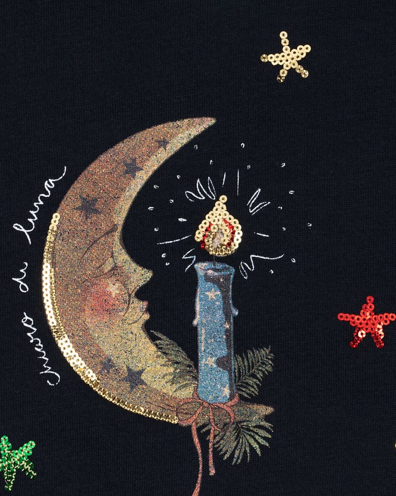 Genser med Paljetter – Øko Bomull | Loupy Lou Sweat Shirt OCS