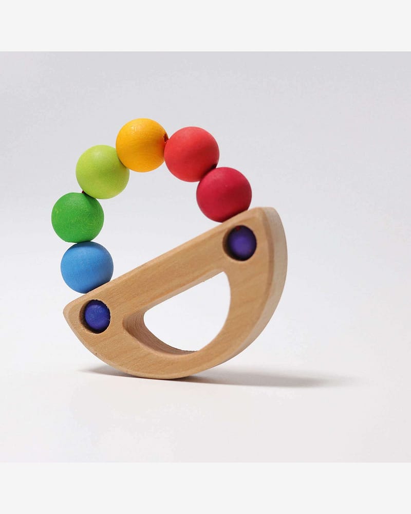 Gripe- & Biteleke i Tre - Båt | Rainbow Boat