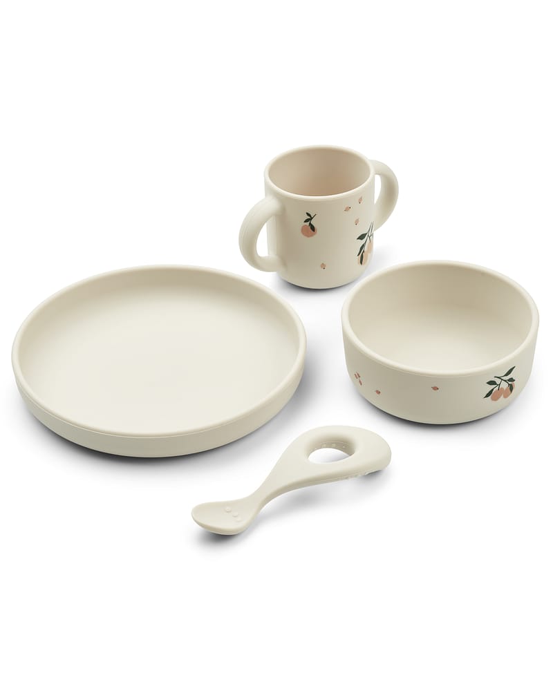 Spisesett i Silikon - 4pk | Vivi