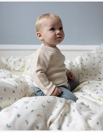 Sengetøy Barn 100x140 - Sateng, Øko Bomull | Bedding Junior