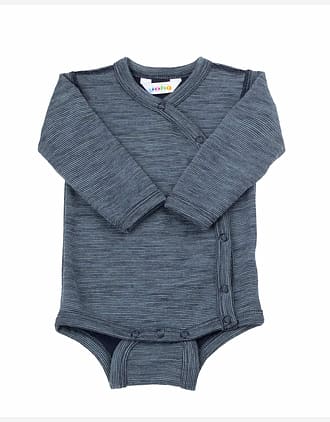 Blå Melange - Stripes