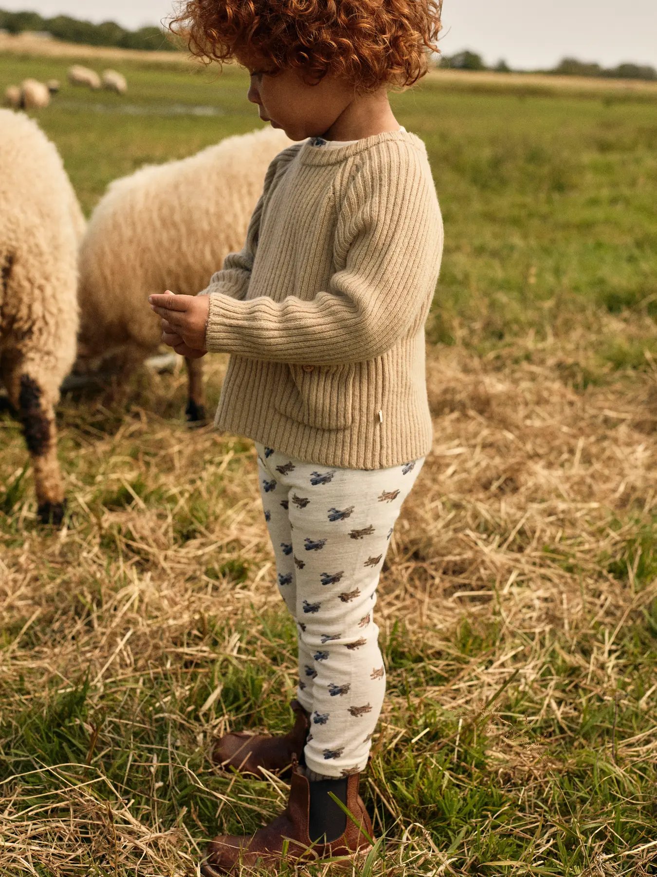 Ullbukse Leggings Barn – 60% Merino