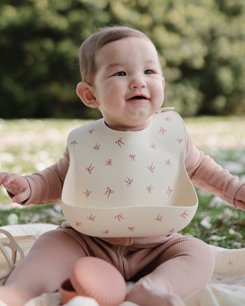 Smekke Baby - Silikon - Dyp Lomme | Silicone Baby Bib