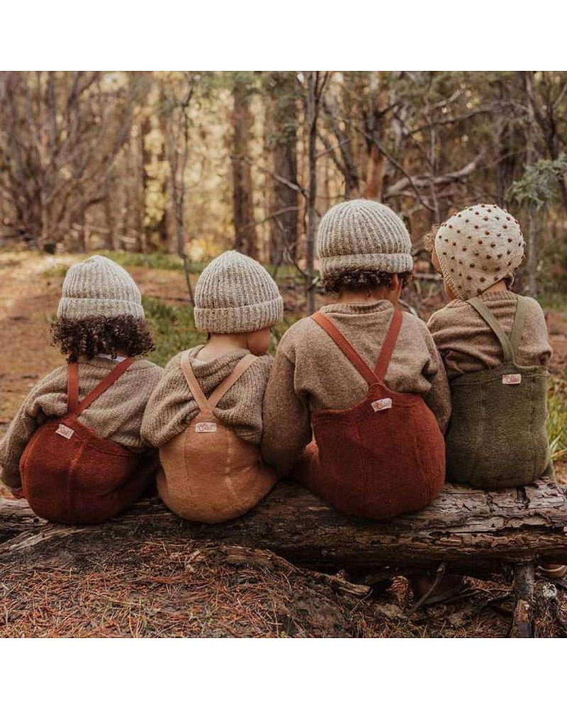 Strømpebukse Teddy m/ seler - Footed Tights - Warmy