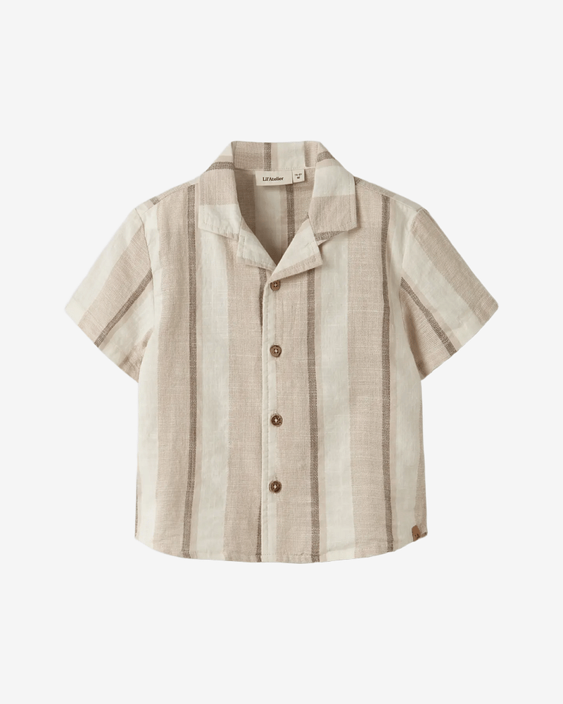 Skjorte Barn Barn - Øko Bomull, Viscose | NMMFIBERT SS LOOSE SHIRT LIL