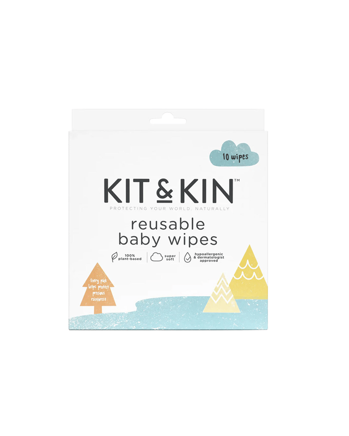 Gjenbrukbare Kluter – 100% Naturlig | Reusable Baby Wipes, Natural