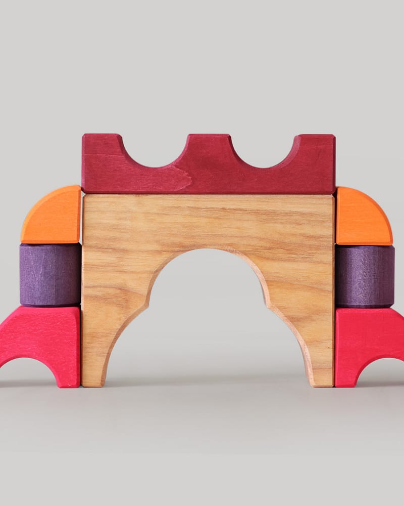 Byggesett og Puslespill - 8 klosser | Building Set