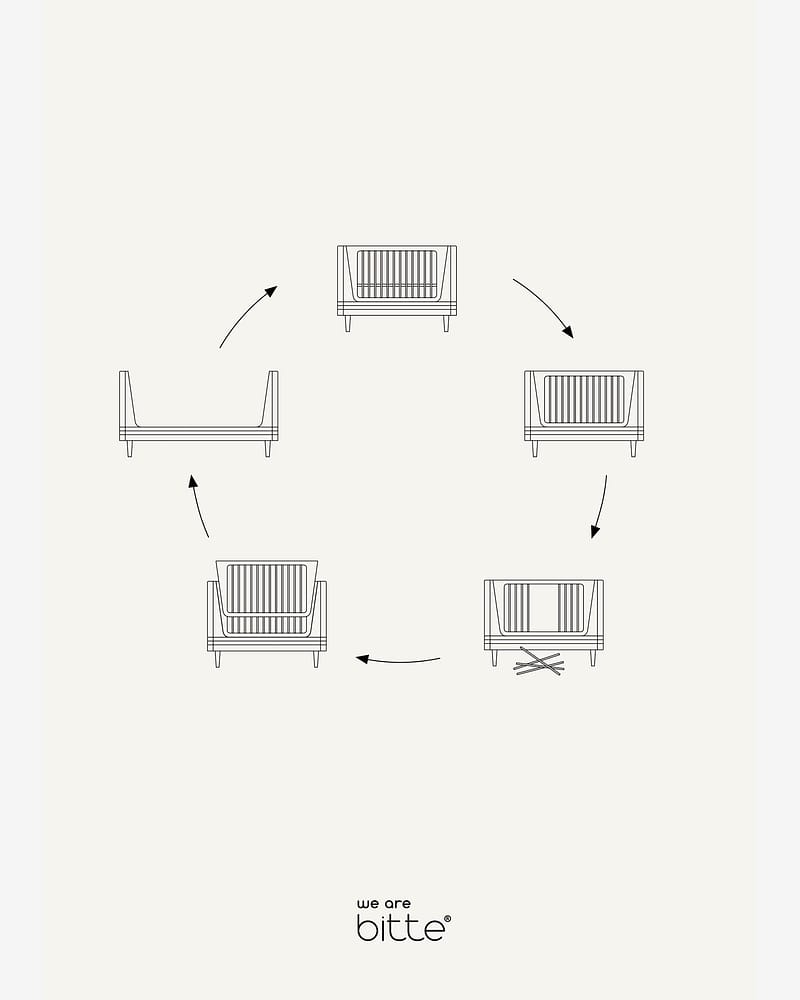 We are bitte - Juniorseng - 100% Tre, 2-8 år | Nature Junior Bed 2.0