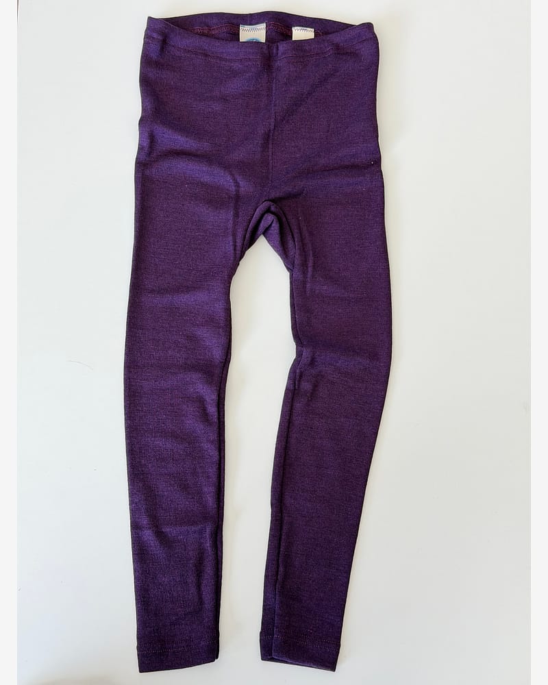 Ullbukse Leggings - 70% Merino, 30% Silke - Ubehandlet Ull
