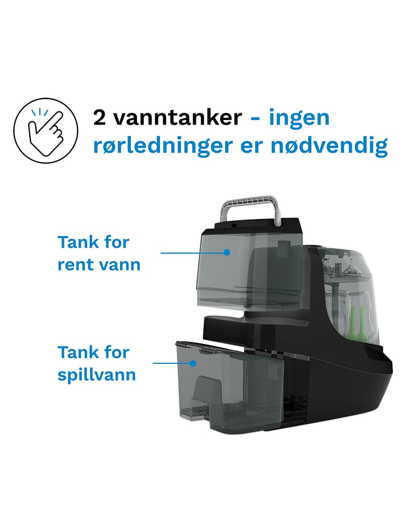 Baby Brezza Bottle Washer Pro | "Vaskemaskin" og Sterilisator med Tørk - Ingen forvask!