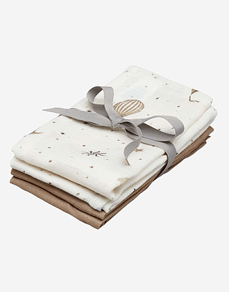Vaskekluter Musselin 4pk - Økologisk | Gasskluter 30x30