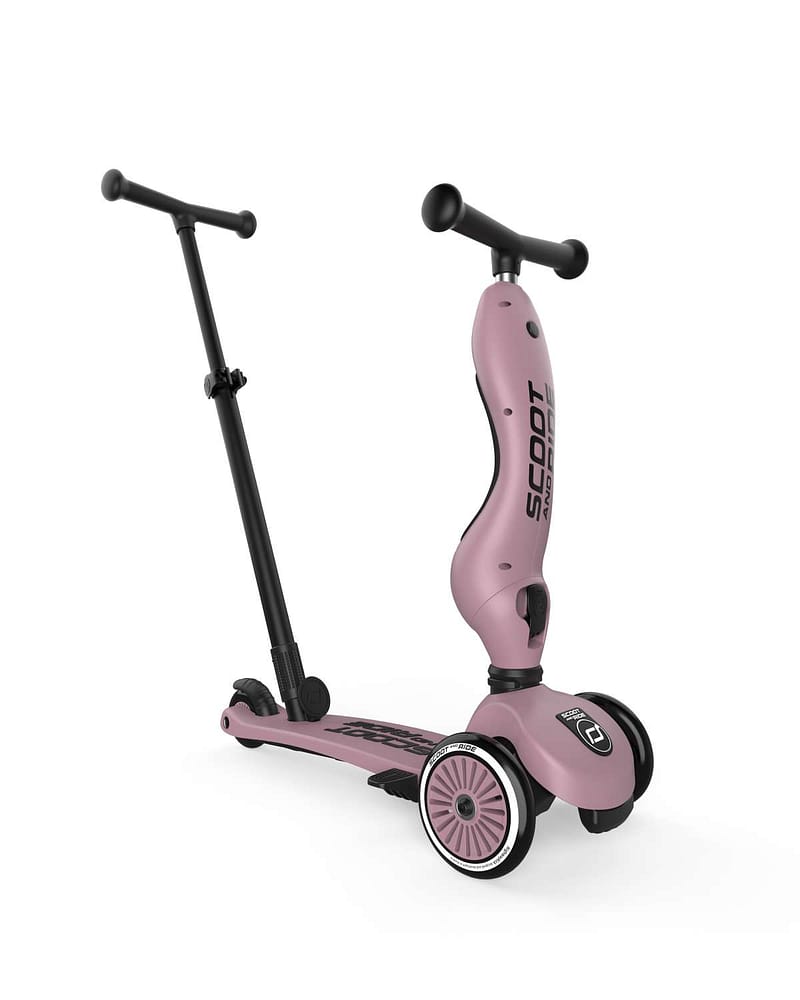 Sparkesykkel og Løpesykkel M/ Foreldrehåndtak | Scoot and Ride Highwaykick 1 Push & Go - NYHET