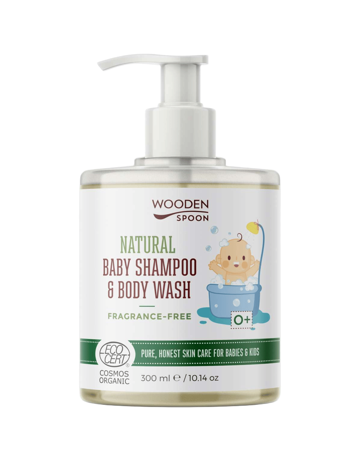 Sjampo og Badesåpe Baby 0år+ – Duftfri – Naturlig og Økologisk | 300ml