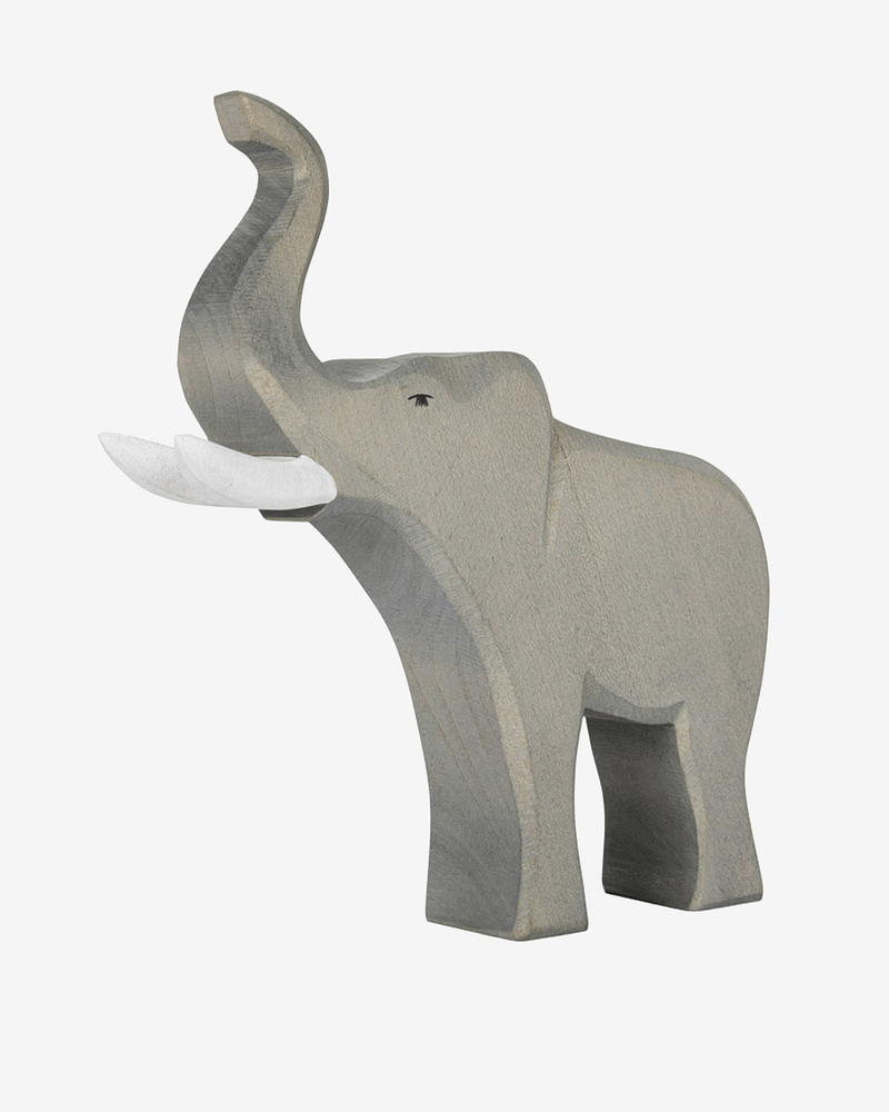 Elefant - Håndlaget Trefigur | Dyrefigur