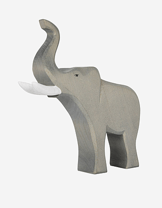 Elefant - Håndlaget Trefigur | Dyrefigur