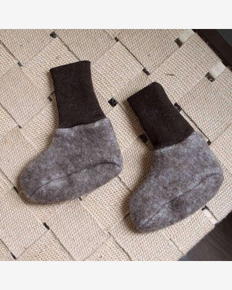 Babysokker i ullfleece