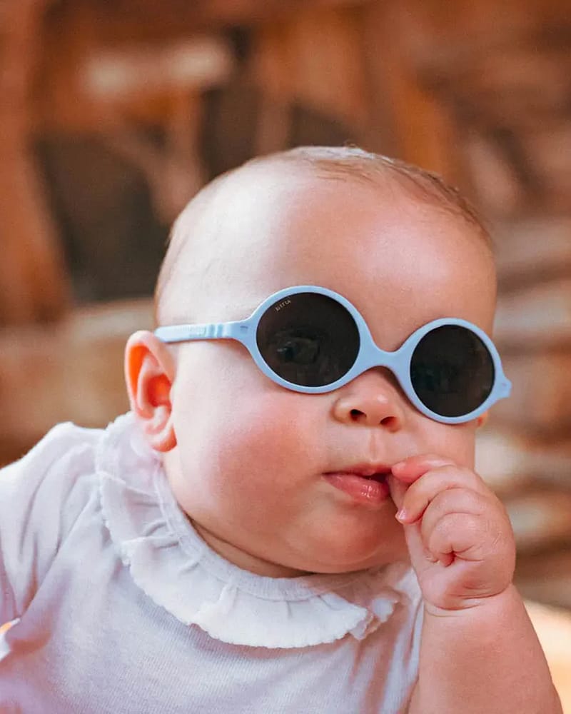 Solbriller Baby 0-1år - Fleksible & Uknuselig - Reversible 2i1 Størrelse | Diabola 2.0