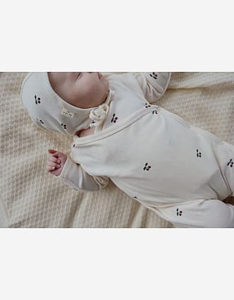 Heldress Baby med Omslag - Øko Jersey | Newborn Onesie GOTS