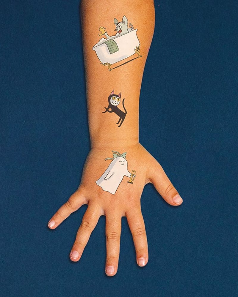 Tatoveringer Barn 14stk - Dermatologisk testet | Enchanted Halloween