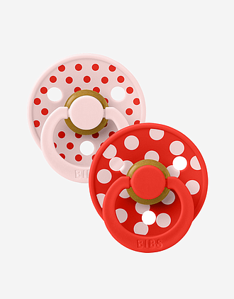 BIBS Smokk 2pk - Rund, Naturgummi