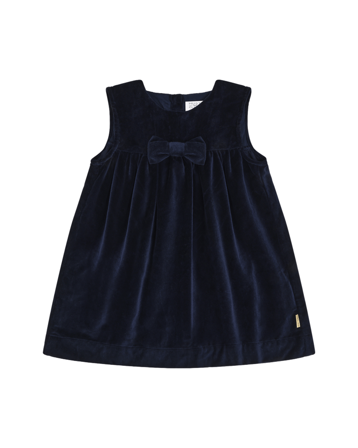 Kjole Barn, Juledress – Fløyel, Marineblå - More Navy