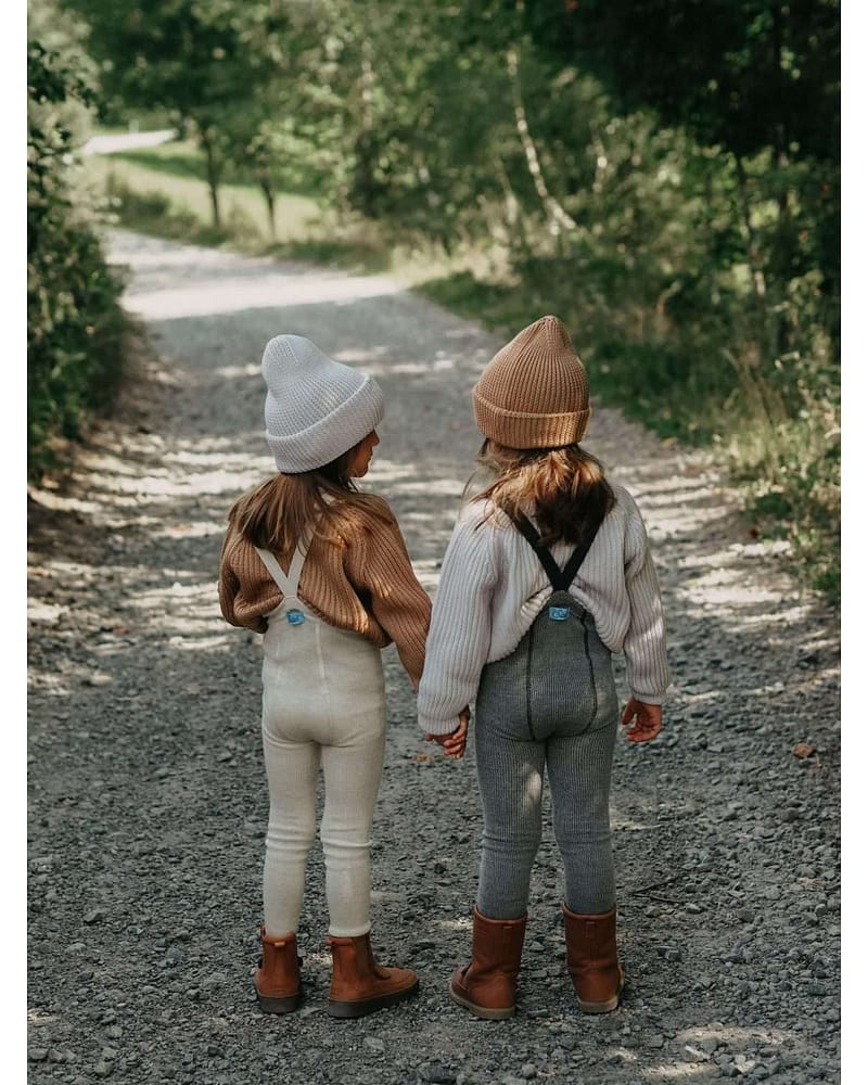 Ullstrømpebukse u/ føtter m/ sele | Wooly Footless Tights