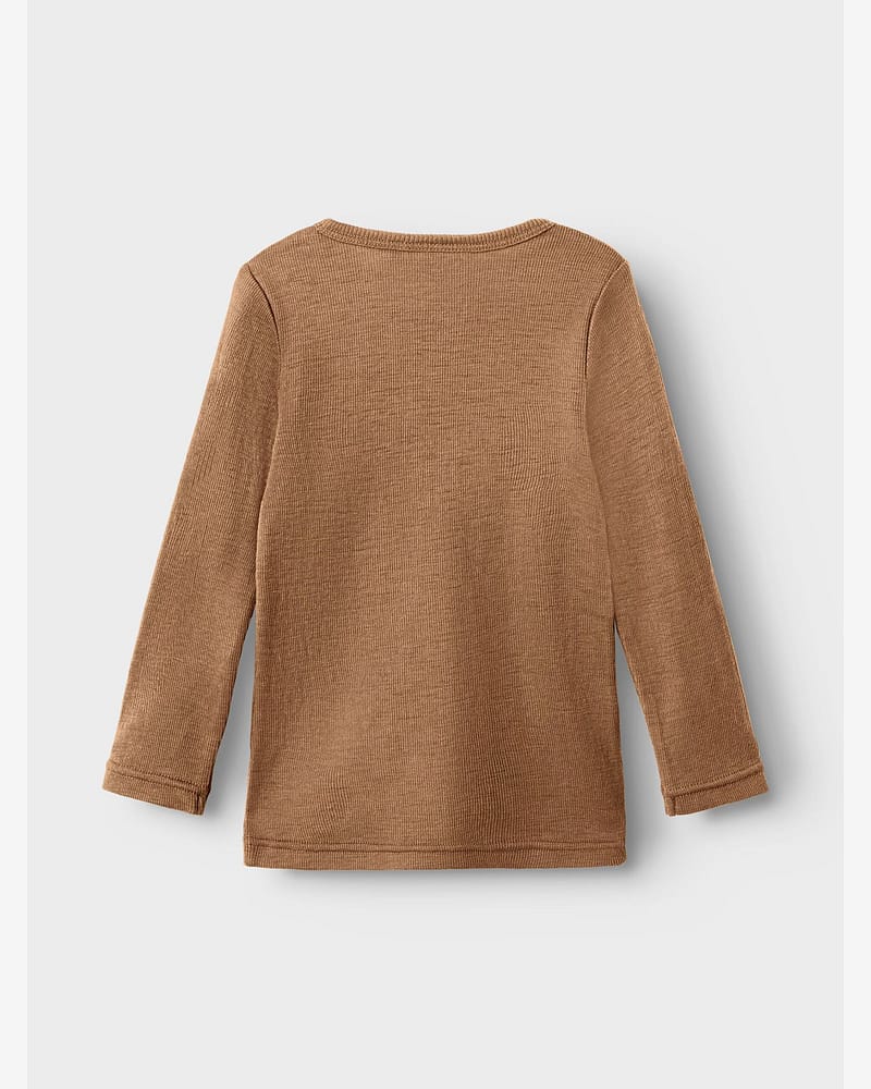 Ulltrøye Langermet Barn - 100% Merino | Noel Neb Wool LS Slim Top