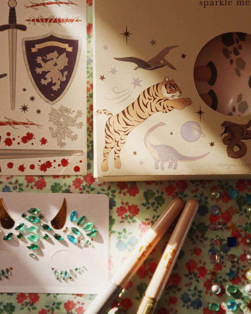 Tattoo Glitter Sett - Midlertidig tatoveringer og klistremerker | Stylist Set