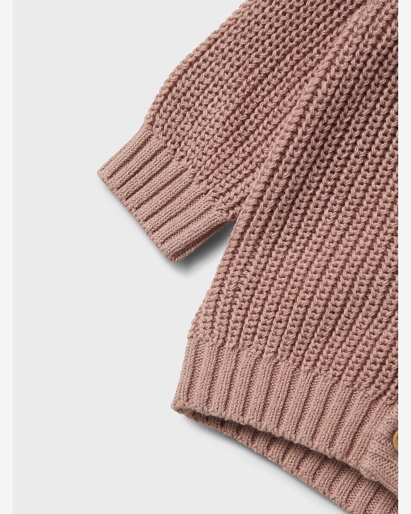 Cardigan Baby - Strikket, Øko Bomull | Emlen LS Knit