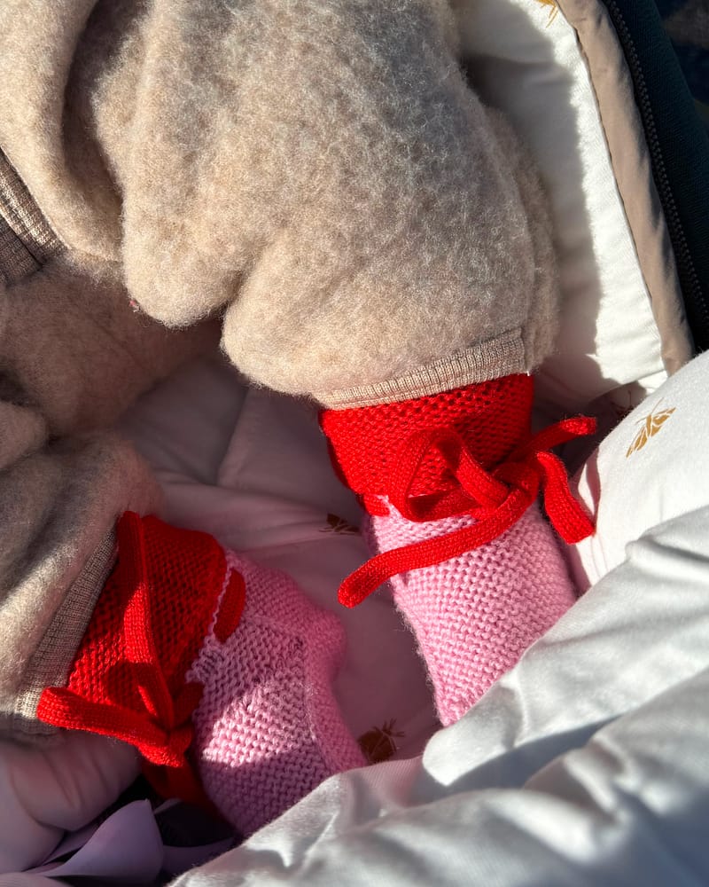 Babytøfler Ull - 100% Merino