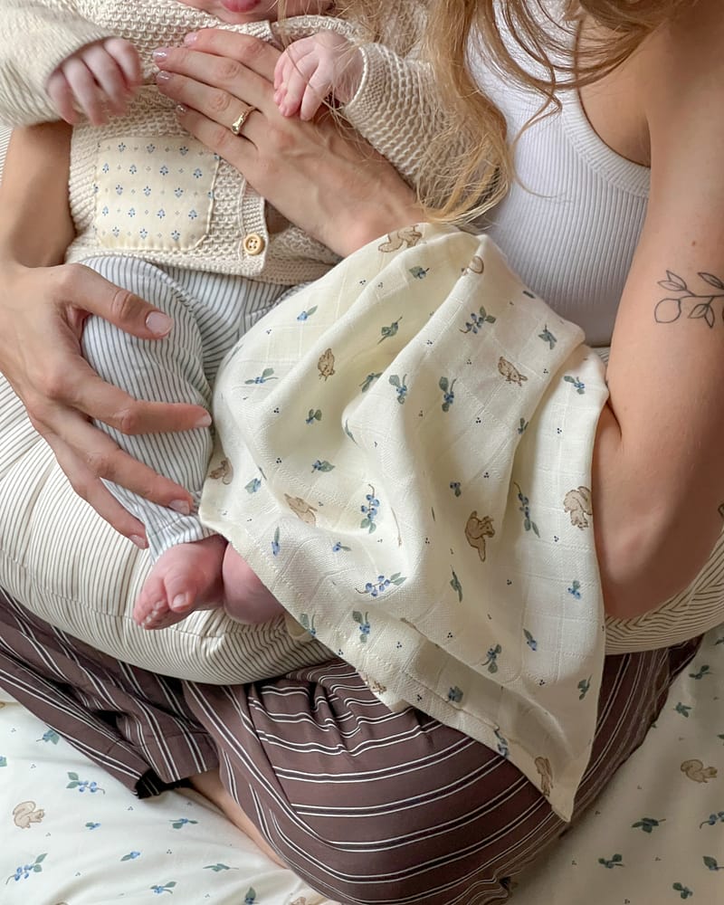 Gulpekluter Musselin 2pk - Økologisk | Gasskluter 70x70