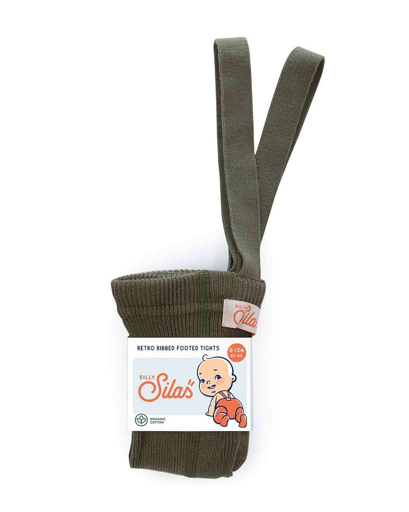 Strømpebukse Rib m/ seler | Footed Tights