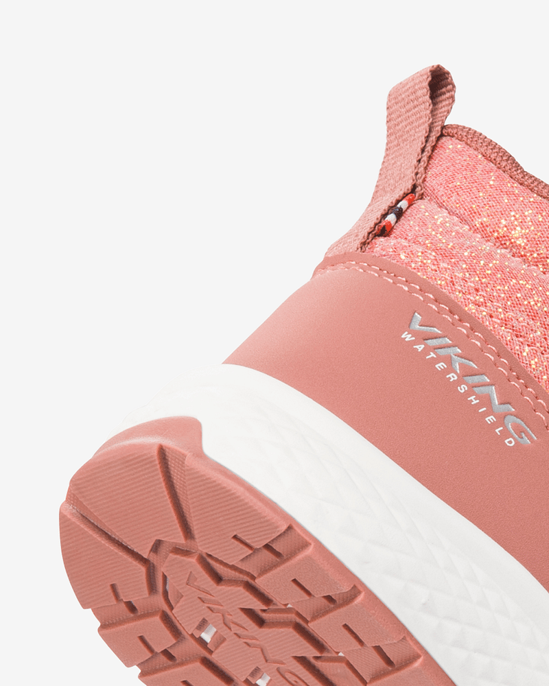 Viking Overgangssko – Vanntette, Mellomhøy Sko – Vår / Høst | Bouncy Glitter Mid WP 2V