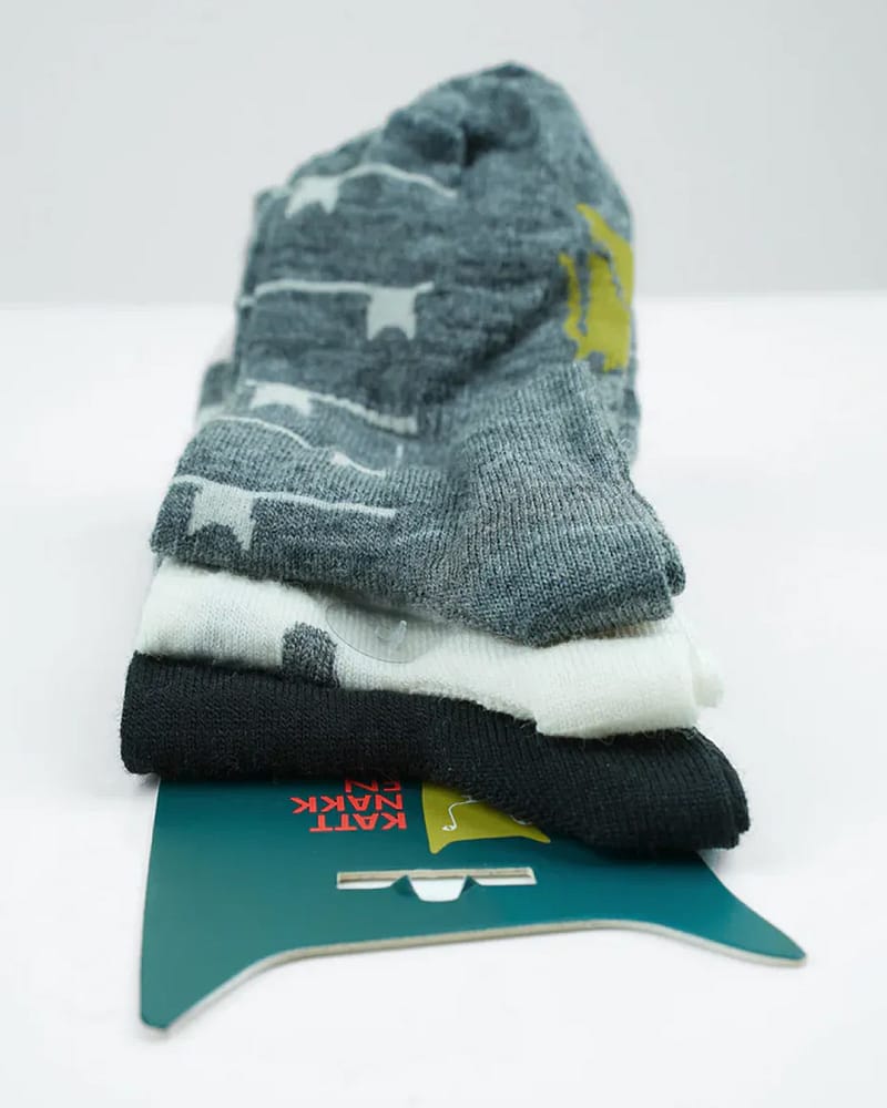 Ullsokker Barn, Tynne 3pk - Natt