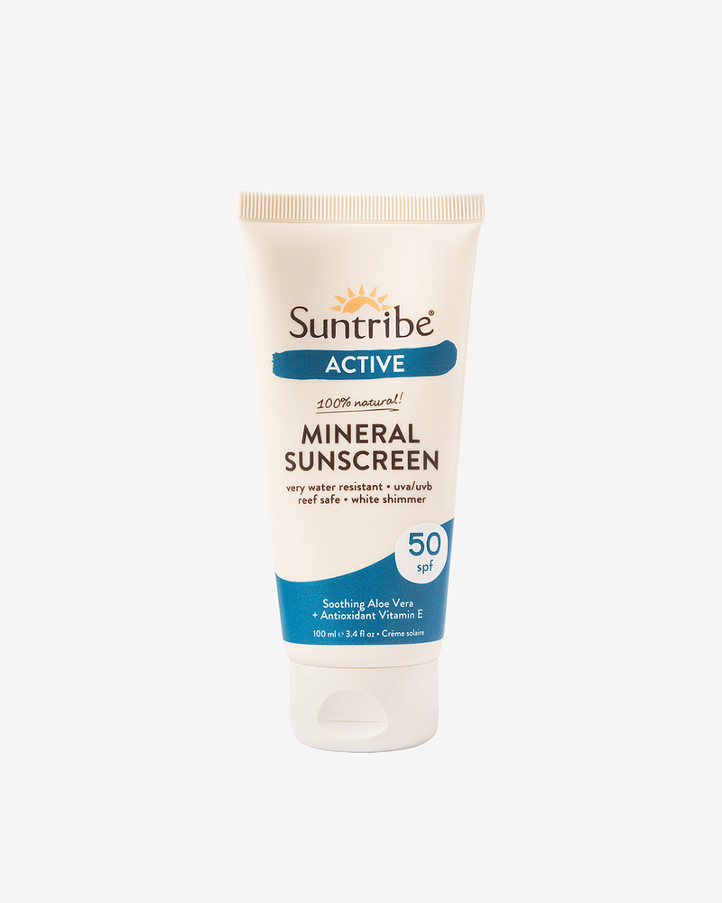 Solkrem Active SPF50 - Mineral, 100% Naturlig – Miljøvennlig | 100ml