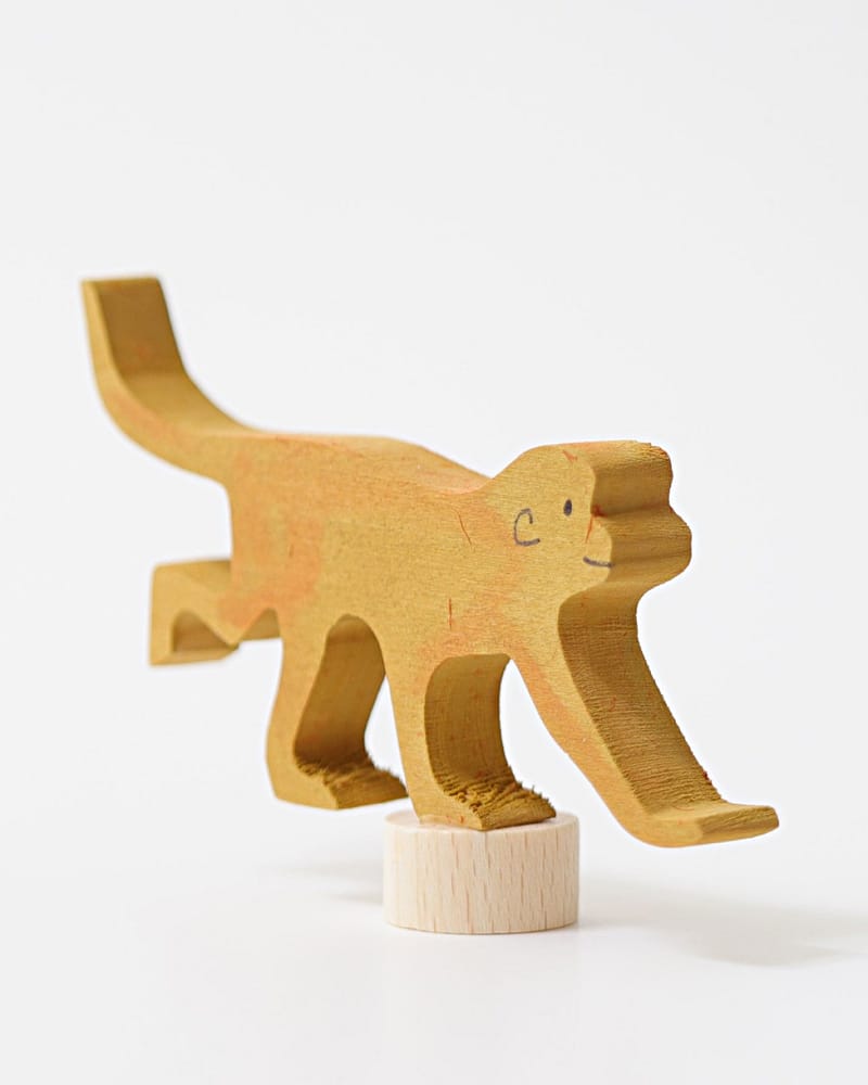 Apekatt til Bursdagsring | Figur Grimms Lysestake