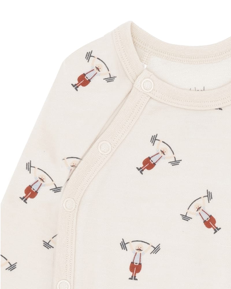 Omslagsbody Baby - Ull/Bambusviskose | Baloo Wrap Strong Man