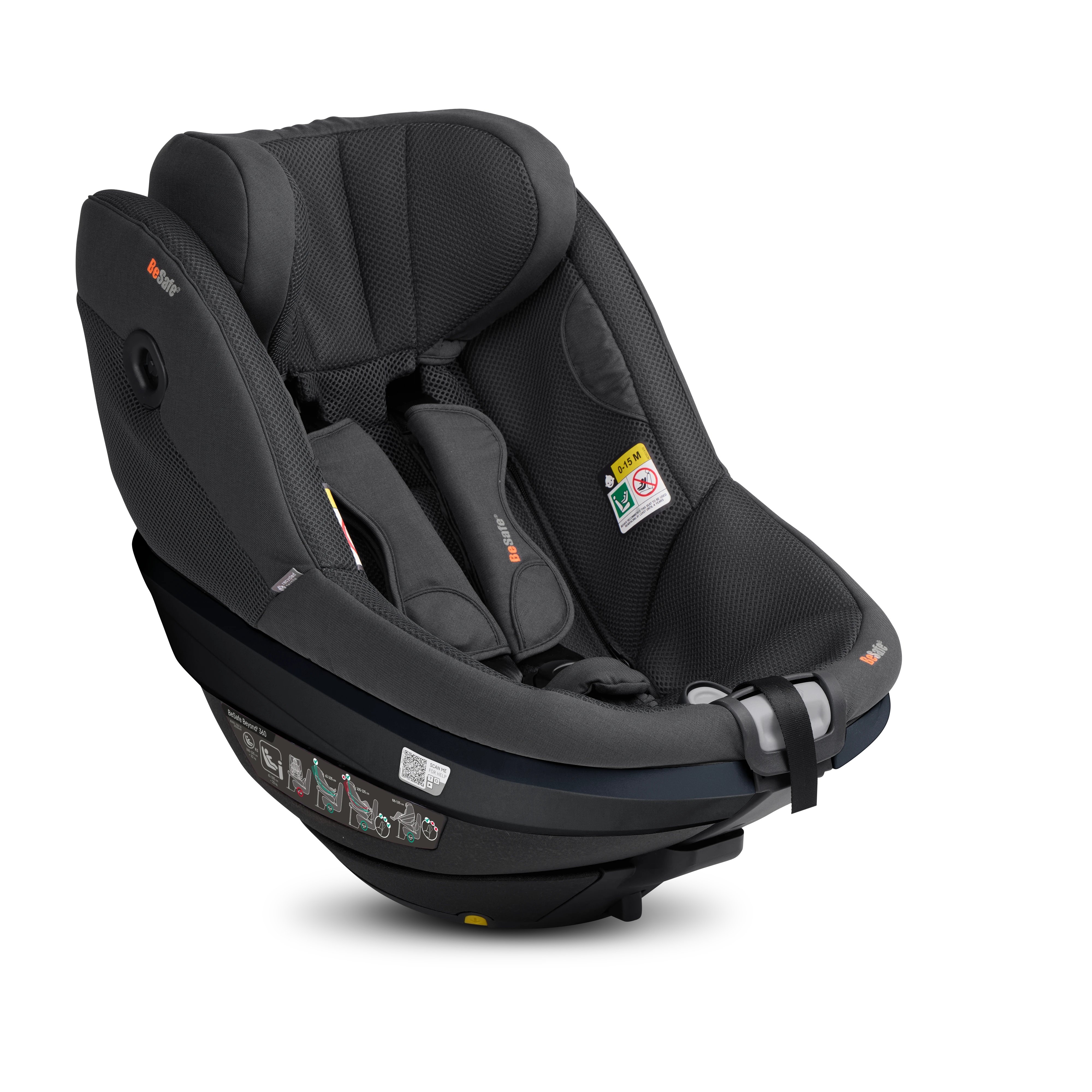 BeSafe Beyond² 360 - Rotasjonssete fra 6mnd til 6år | Max vekt 22 kg