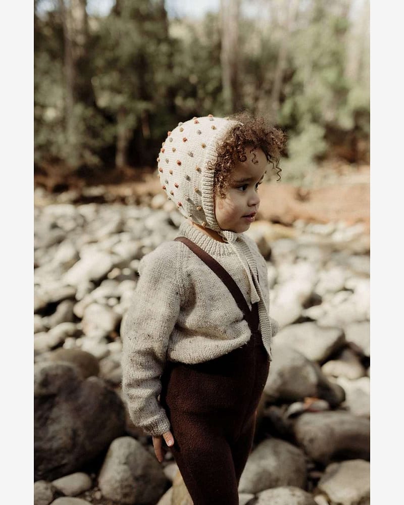 Strømpebukse Teddy u/ føtter m/ seler - Warmy Footless Tights