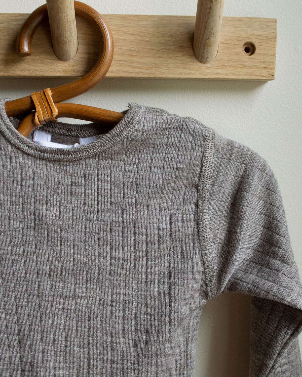 Ulltrøye Langermet - 100% Merino - Rib - Basic