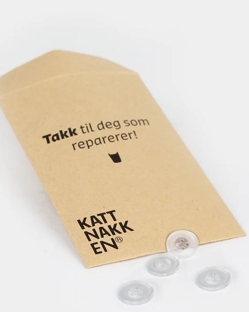 Fotstrikknapper Gjennomsiktig 4pk | Reservedel