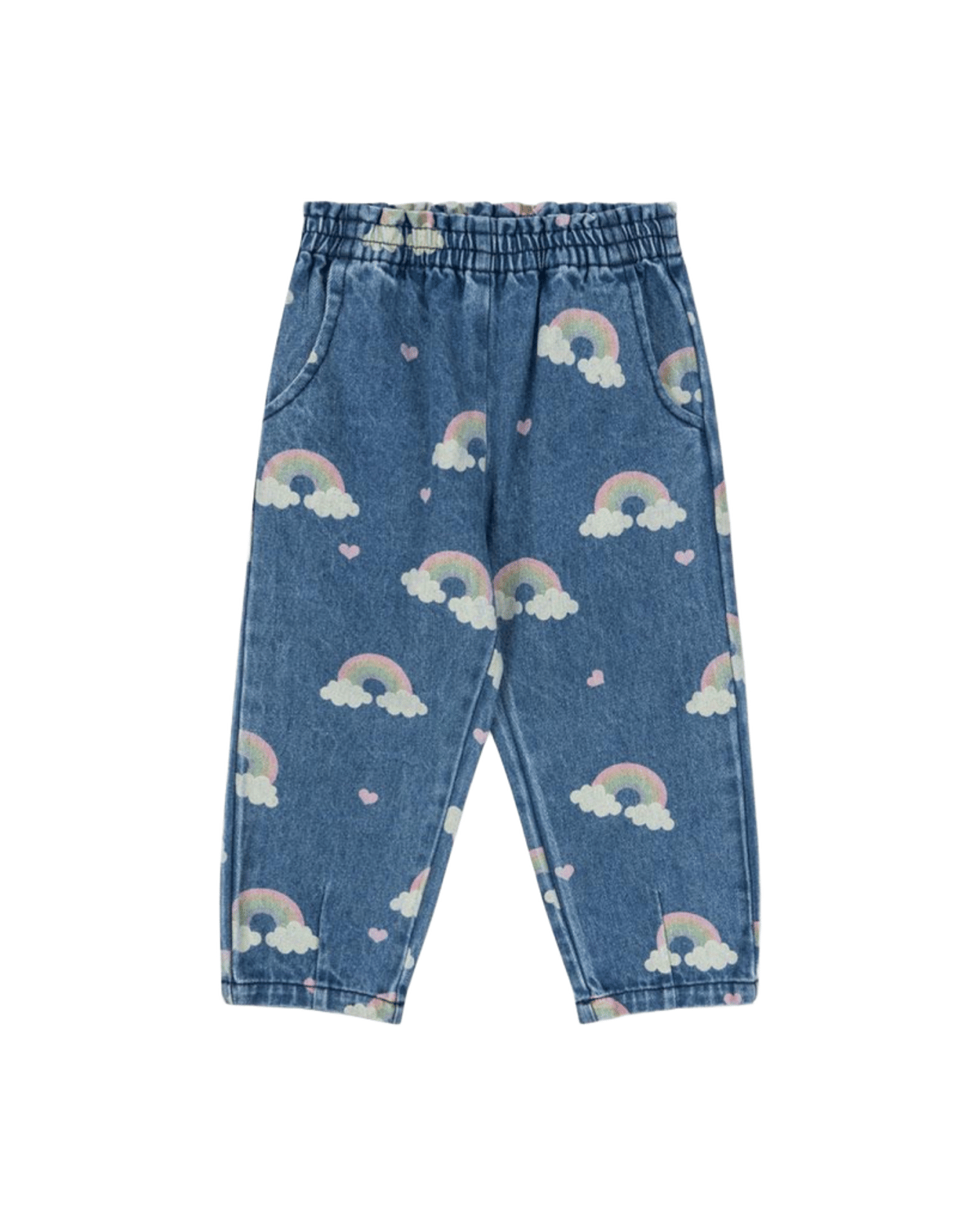 Olabukse Barn – 100% Øko Bomull | Magot Frill Pants, Rainbow