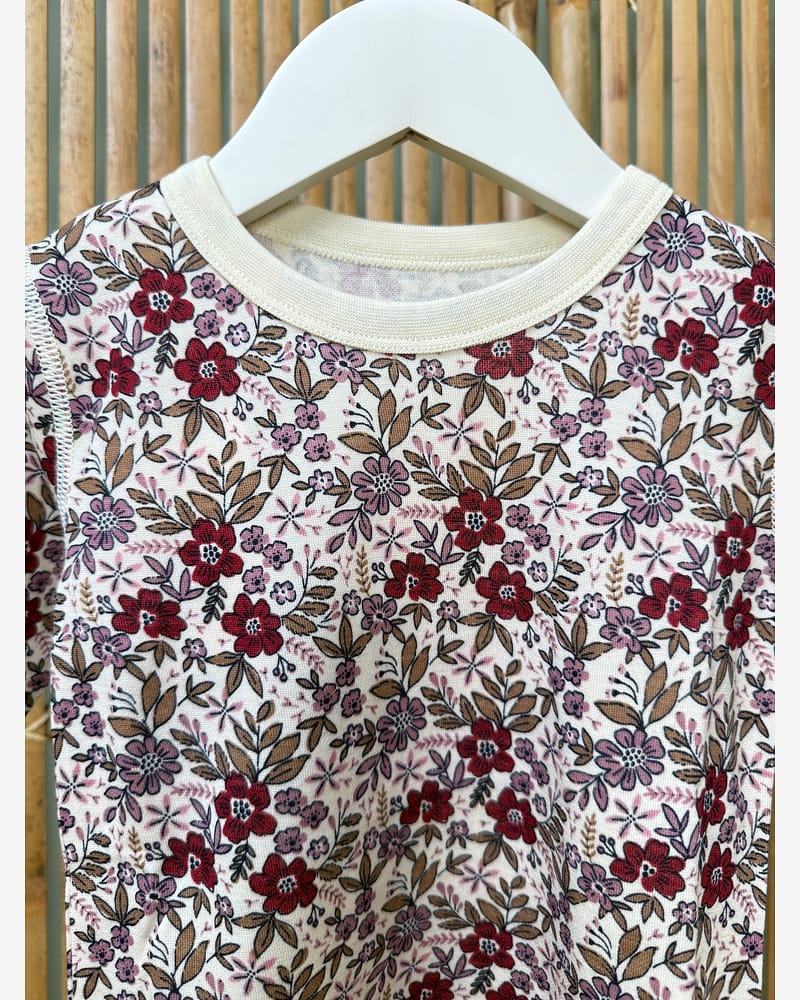 Trøye Langermet - Ull/Bambusviskose | Abba Flor