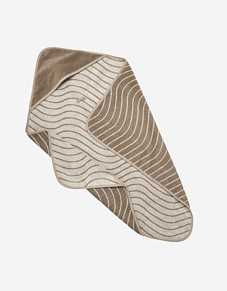 Babyhåndkle med Hette - Øk.Bomull Frotte | Hoodie