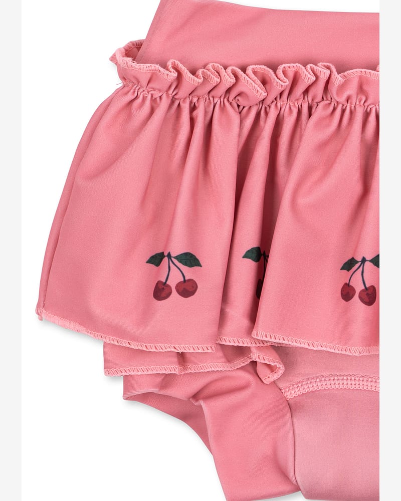 Badetruse Baby M/ Skjørt - Holder badepleien på plass | Bobbi Frill Swim Shorts